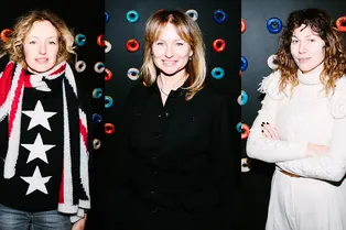 Евгения Линович и Светлана Таккори на аукционе Sample X Hillel