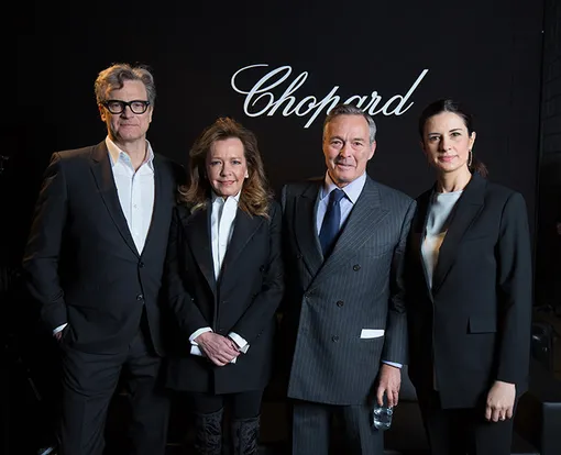 Каролина и Карл-Фридрих Шойфеле и Ливия и Колин Ферт