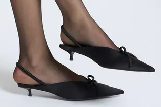 10 пар удобных туфель на kitten-heel, которые можно купить на Новый год и носить весной