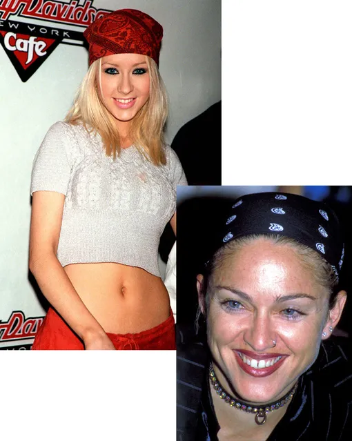 Кристина Агилера, 1999 год; Мадонна, 1994 год