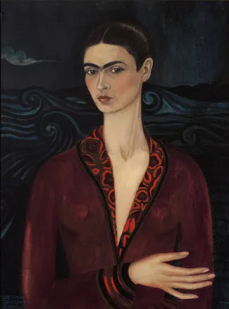 Frida Kahlo, «Self-Portrait (in a Velvet Dress)» (1926)