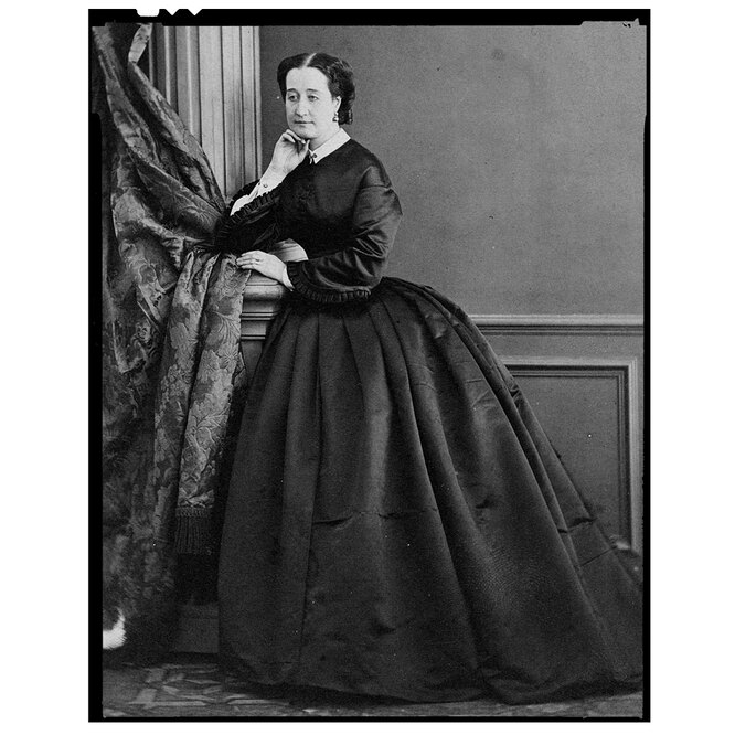 Императрица Евгения в платье Чарльза Фредерика Уорта, 1860