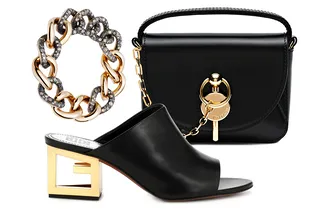 Черный + золото: 10 самых модных аксессуаров