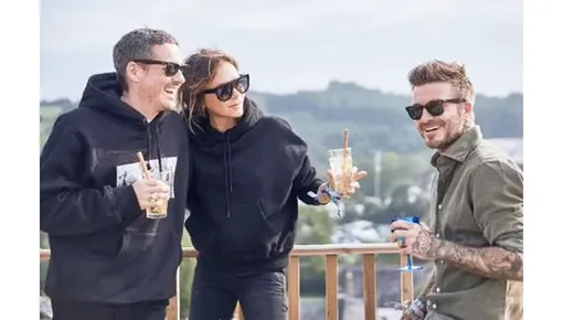 Дейв Гарднер, Виктория и Дэвид Бекхэм Дейв Гарднер, Виктория и Дэвид Бекхэм