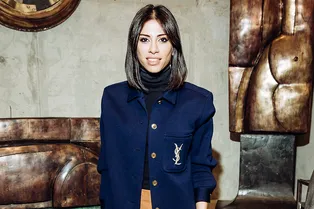 Тата Карапетян, сестры Рубан и Андрей Бартенев на открытии галереи Frangulyan Gallery