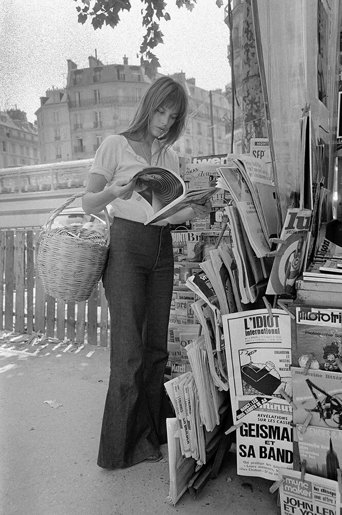 Джейн Биркин в Париже, 1970