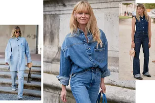 Как составить тотал-лук из денима