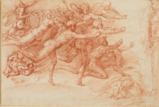 Michelangelo Buonarroti «Archers Shooting at a Herm», 1530-33 годы