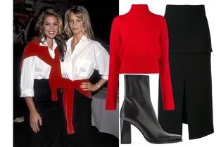 Одеться как Синди Кроуфорд и Клаудия Шиффер в 1992 году