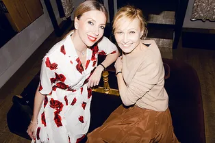 Светлана Бондарчук и Ингеборга Дапкунайте на вечеринке в бутике Alexander Terekhov