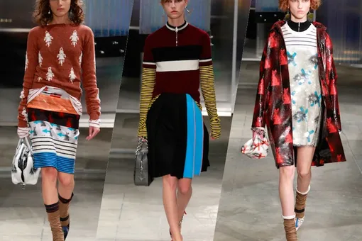 Показ Prada в Милане Показ Prada в Милане