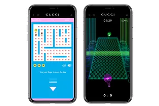 Gucci запустили собственные игры для смартфонов
