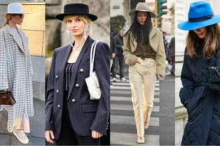 С чем носить фетровую шляпу этой зимой