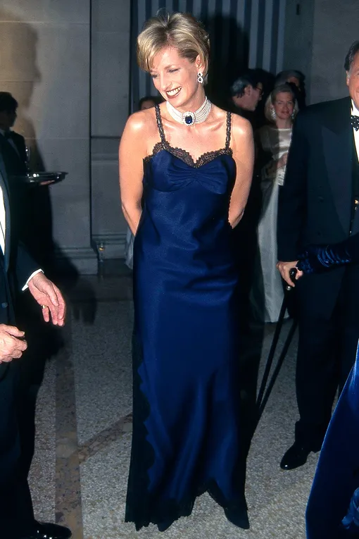 Принцесса Диана на Met Gala, 1996