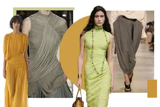 Драпировки — все еще большой тренд. Как выглядят модные варианты в 2026 году