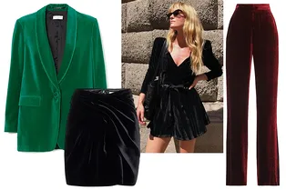 Бархат — новая кожа. 15 вещей в самом модном материале нового сезона