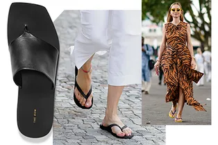 Идеальная пара: вьетнамки + одежда на выход