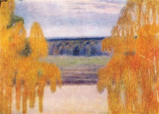 Виктор Борисов-Мусатов. «Осенняя песнь», 1905 год Виктор Борисов-Мусатов. «Осенняя песнь», 1905 год