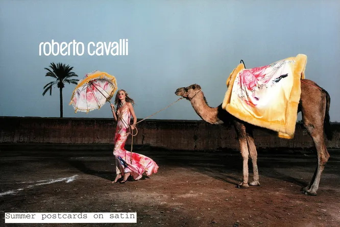 Рекламная кампания ROBERTO CAVALLI весна-лето 2001