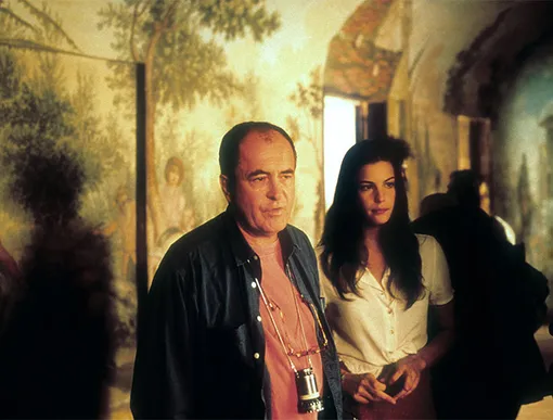 Бернардо Бертолуччи и Лив Тайлер на съемках фильма «Ускользающая красота». Италия, 1996 год