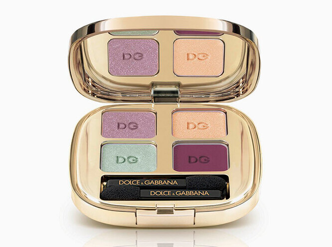 Палетка для макияжа глаз The Eyeshadow Quad - Fall In Bloom 163, Dolce Gabbana