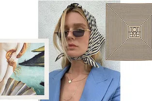 10 шелковых платков, которые легко освежат любой образ