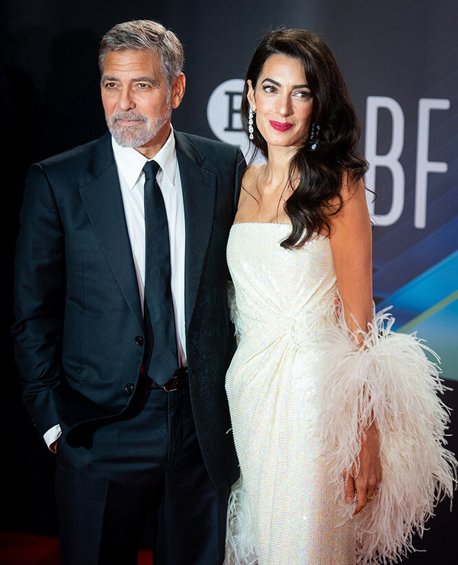 Джордж и Амаль Клуни на Лондонском кинофестивале