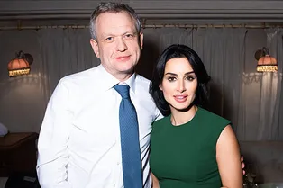 Тина Канделаки и Резо Гигинеишвили на дне рождения ресторана «Тинатин»