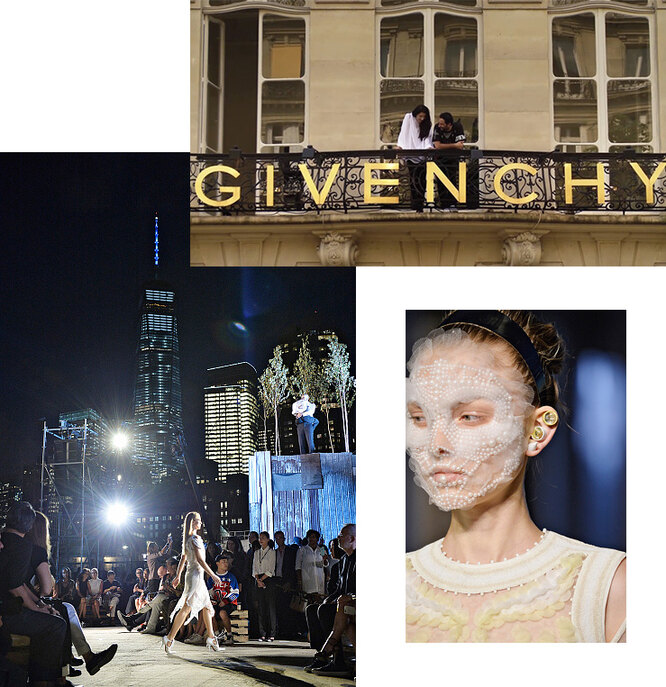 Givenchy весна-лето 2016; Марина Абрамович и Риккардо Тиши