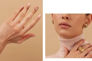 «Мятые» серьги, гофрированные кольца и ожерелья-цепи в новой коллекции Wanna?Be!