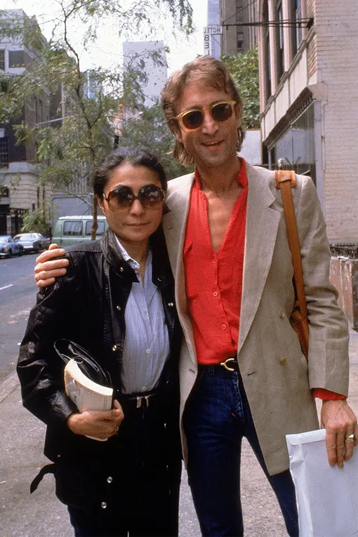 Йоко Оно и Джон Леннон, 1980 год Йоко Оно и Джон Леннон, 1980 год