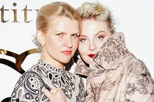 Рената Литвинова, Полина Киценко, Аглая Тарасова на коктейле в Институте красоты Dior