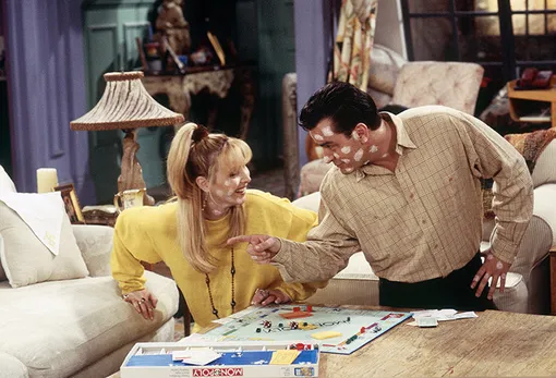 Кадр из сериала «Друзья», 2 сезон, 1996 год Кадр из сериала «Друзья», 2 сезон, 1996 год