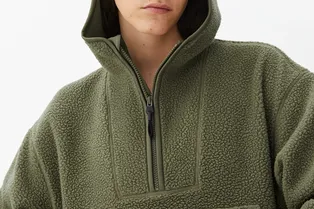 Флис —главный материал сезона. Носите его вместо свитеров и кардиганов