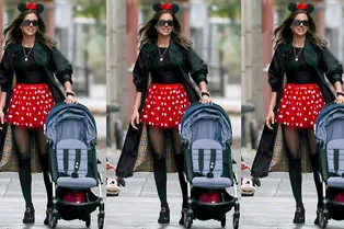 Ирина Шейк в образе сексуальной мышки и Лея Купер в образе милой мышки