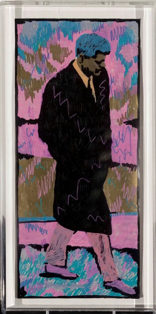 Виктор Цой, «Портрет Джона Кеннеди». 1980-е. Courtesy VLADEY