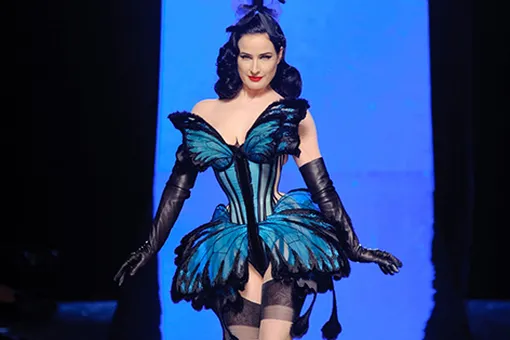 Показ Jean Paul Gaultier Haute Couture весна-лето 2014