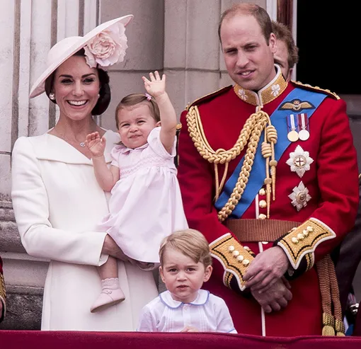 ...на параде Trooping the Colour...