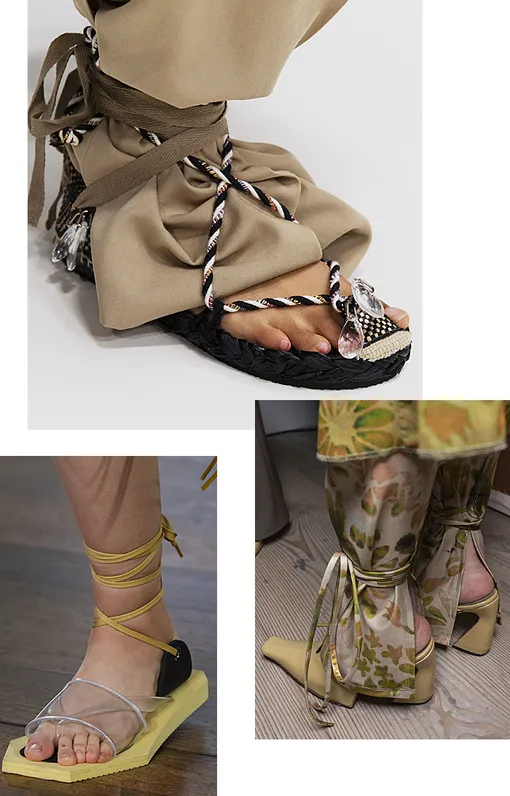 Слева направо: Toga, JW Anderson, Charlotte Knowles – весна-лето 2020