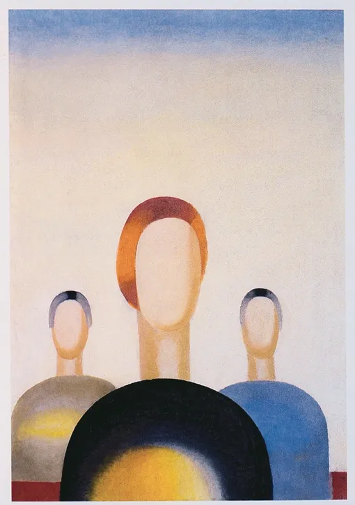 Анна Лепорская. Три фигуры. 1932-1934. Государственная третьяковская галерея