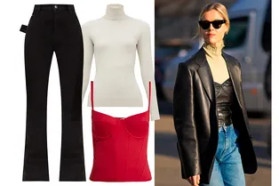 В марте носите корсеты и бюстье поверх тонких водолазок