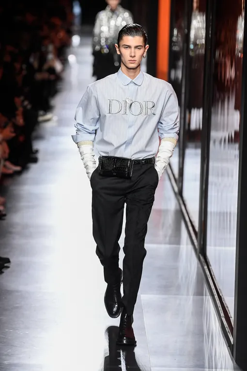 Принц Николай на показе Dior Men осень-зима 2020/21