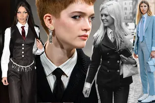 Этой осенью носите мужские галстуки