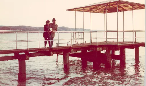 Раиса и Михаил Горбачевы на отдыхе в Пицунде, 1980-е