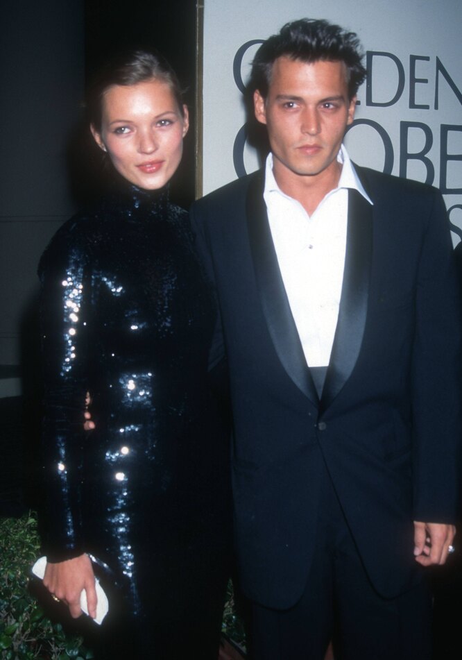 Джонни Депп и Кейт Мосс, 1995