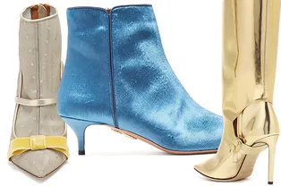 11 самых нарядных пар обуви, которые позволят не мерзнуть в лодочках на новогодних корпоративах