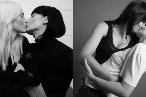 Лив Тайлер, Поппи Делевинь и Аризона Мьюз целуют своих друзей под хэштегом #ShareTheLove