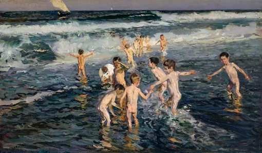 Хоакин Соролья «Сорванцы на пляже», 1899 год
