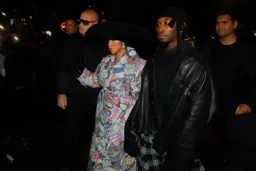 Cardi B и Offset в Париже, 2021