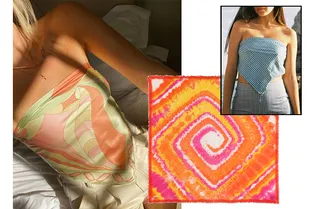 Как завязать платок, чтобы носить его вместо топа